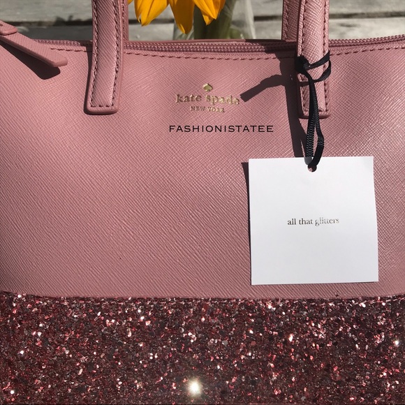 Kate spade Ina glitter Greta Court Satchel Peony - Picture 3 of 8